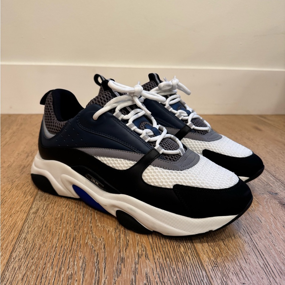 Dior B22 Men's Sneakers in Black, White, Navy, and Gray